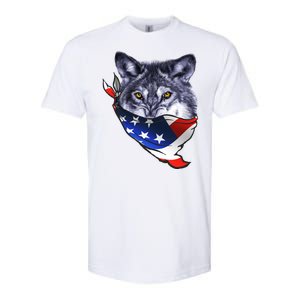 American Wolf USA Bandanna Softstyle CVC T-Shirt