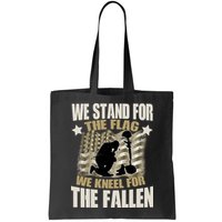 Americans We Stand For The Flag Kneel For The Fallen Bag