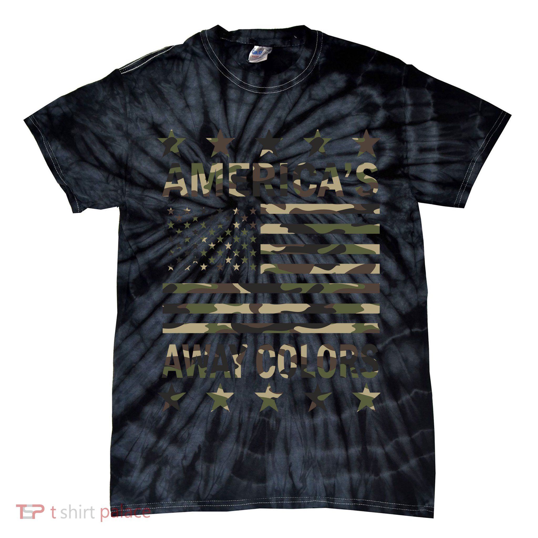 America's Away Colors Tie-Dye T-Shirt