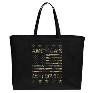 America's Away Colors Cotton Canvas Jumbo Tote