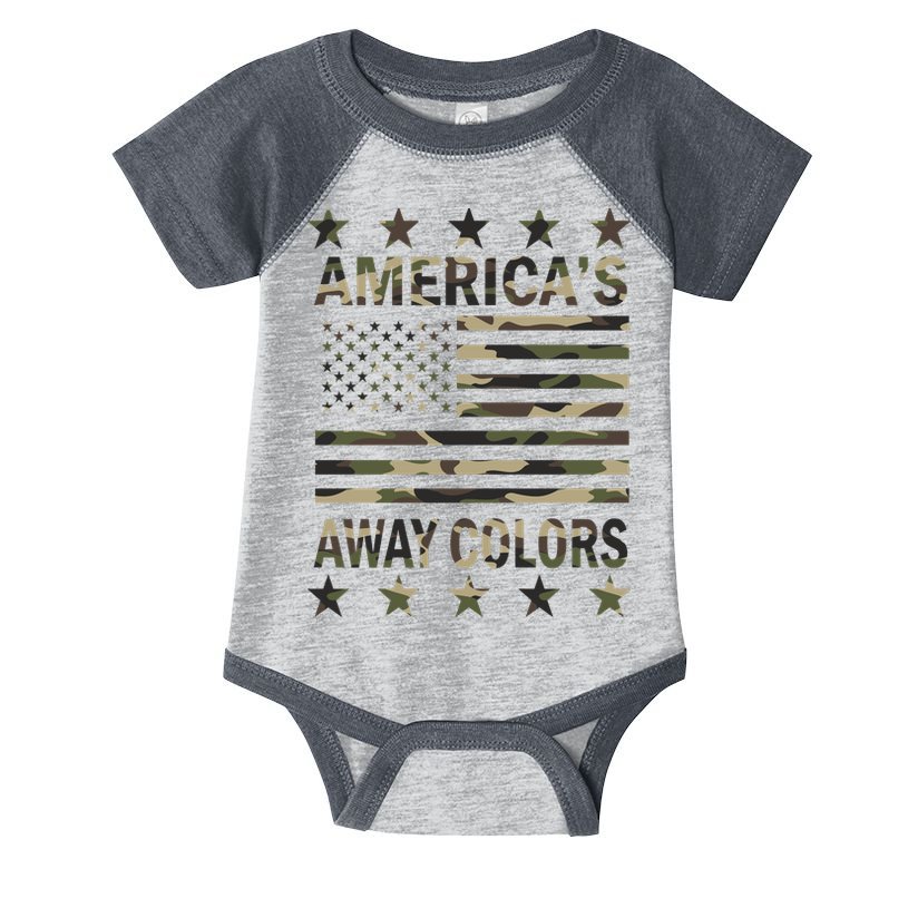 America's Away Colors Infant Baby Jersey Bodysuit