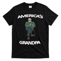 America's Grandpa Bernie Sanders Mitten Meme T-Shirt