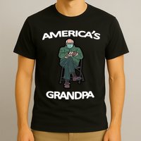 America's Grandpa Bernie Sanders Mitten Meme T-Shirt