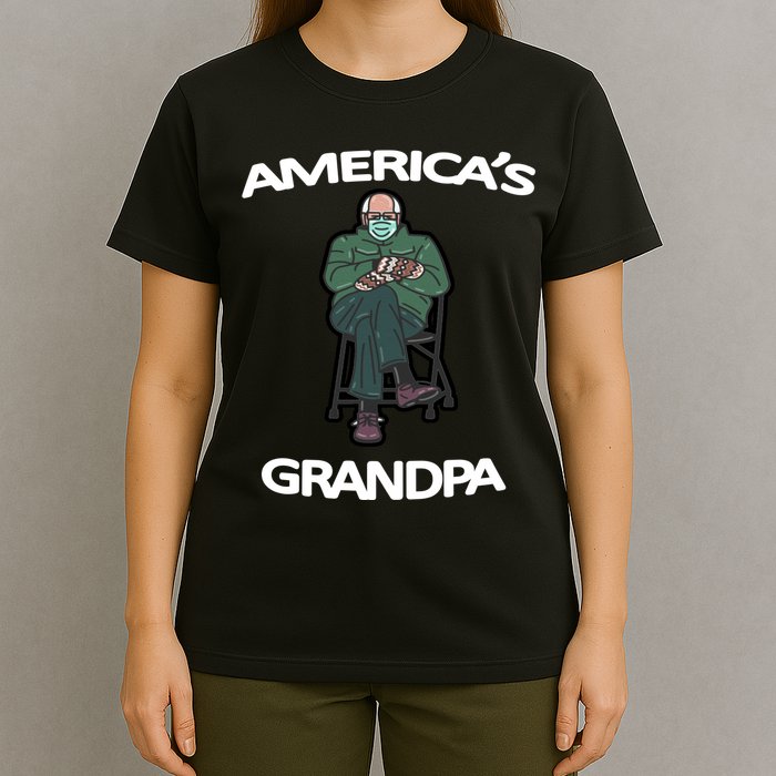 America's Grandpa Bernie Sanders Mitten Meme T-Shirt