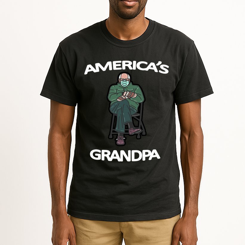 America's Grandpa Bernie Sanders Mitten Meme Tall T-Shirt