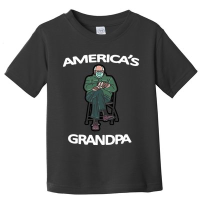 America's Grandpa Bernie Sanders Mitten Meme Toddler T-Shirt