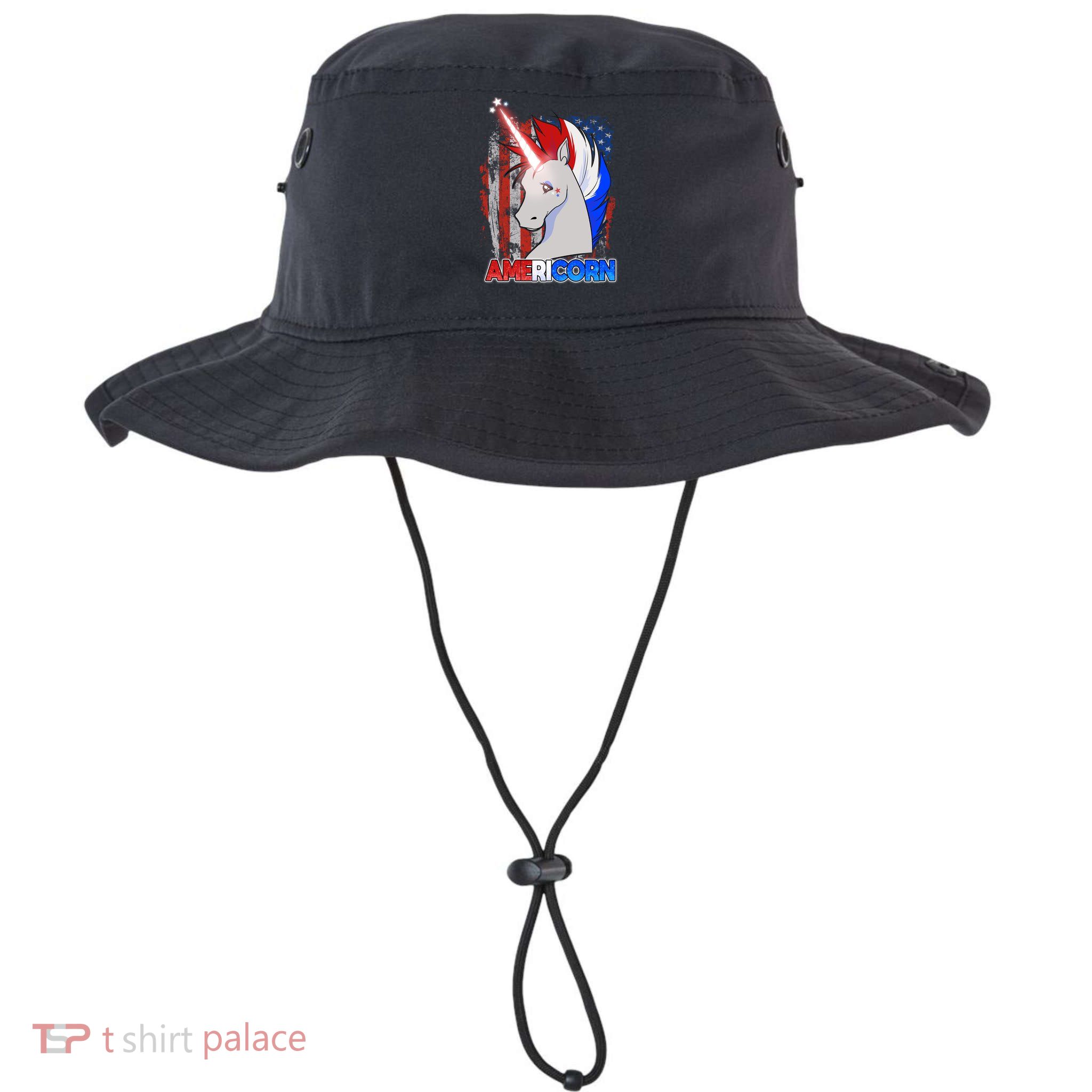 Americorn Unicorn Flag Bucket Hat