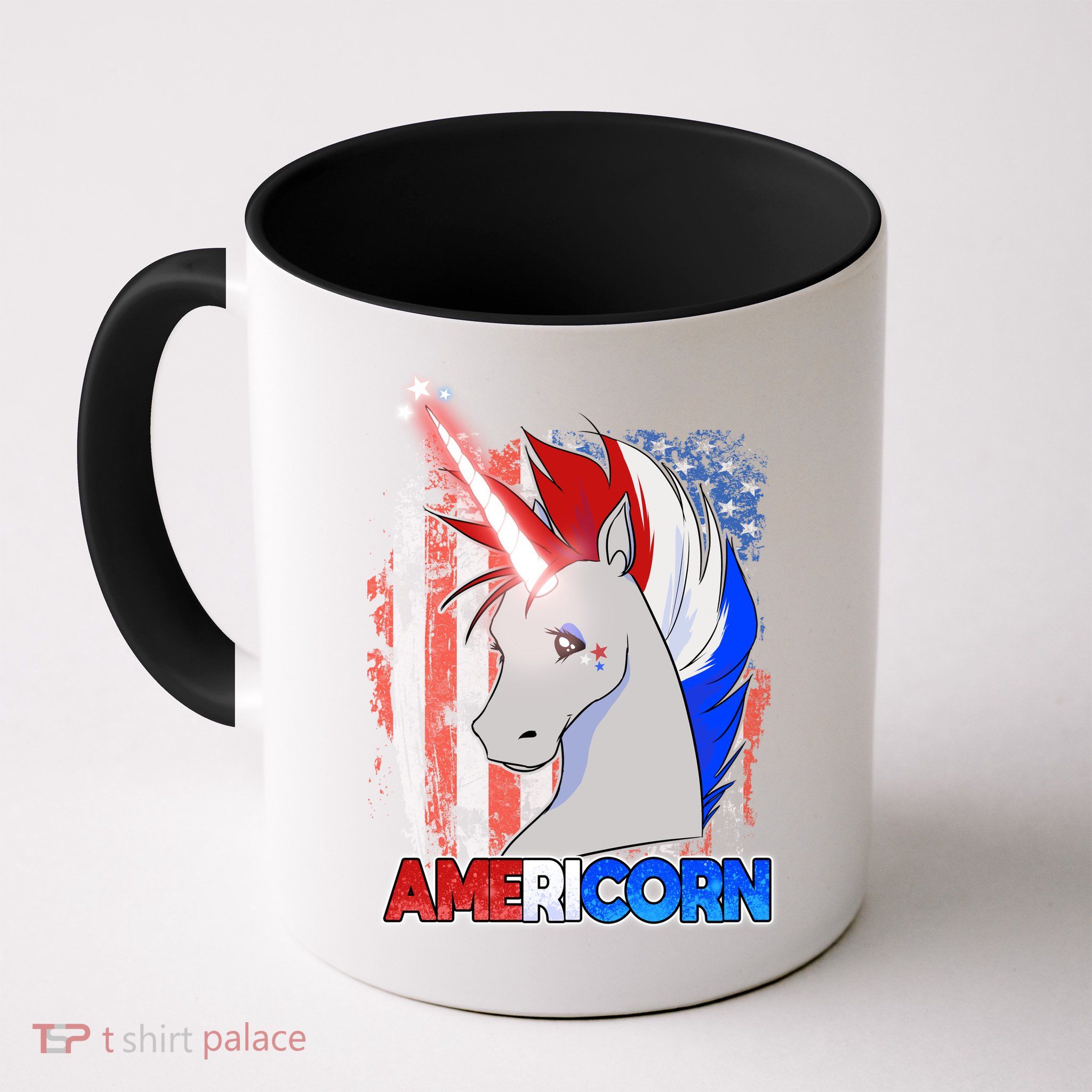 Americorn Unicorn Flag Mug