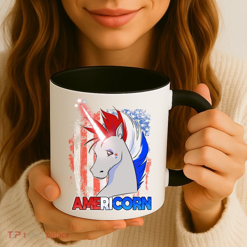 Americorn Unicorn Flag Mug