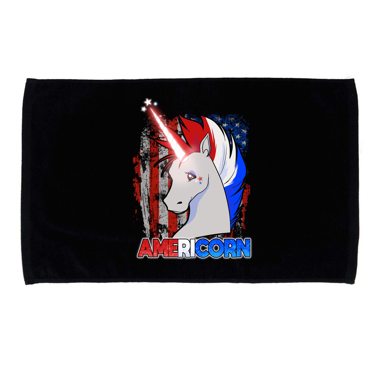 Americorn Unicorn Flag Microfiber Hand Towel