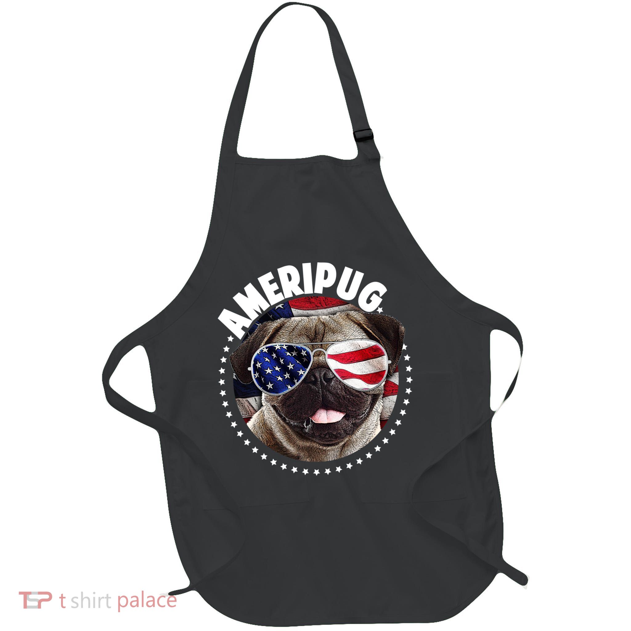 Ameripug Full-Length Apron With Pockets