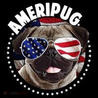 Ameripug Button