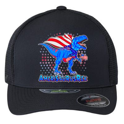 Amerisaurus Rex Flexfit Unipanel Trucker Cap