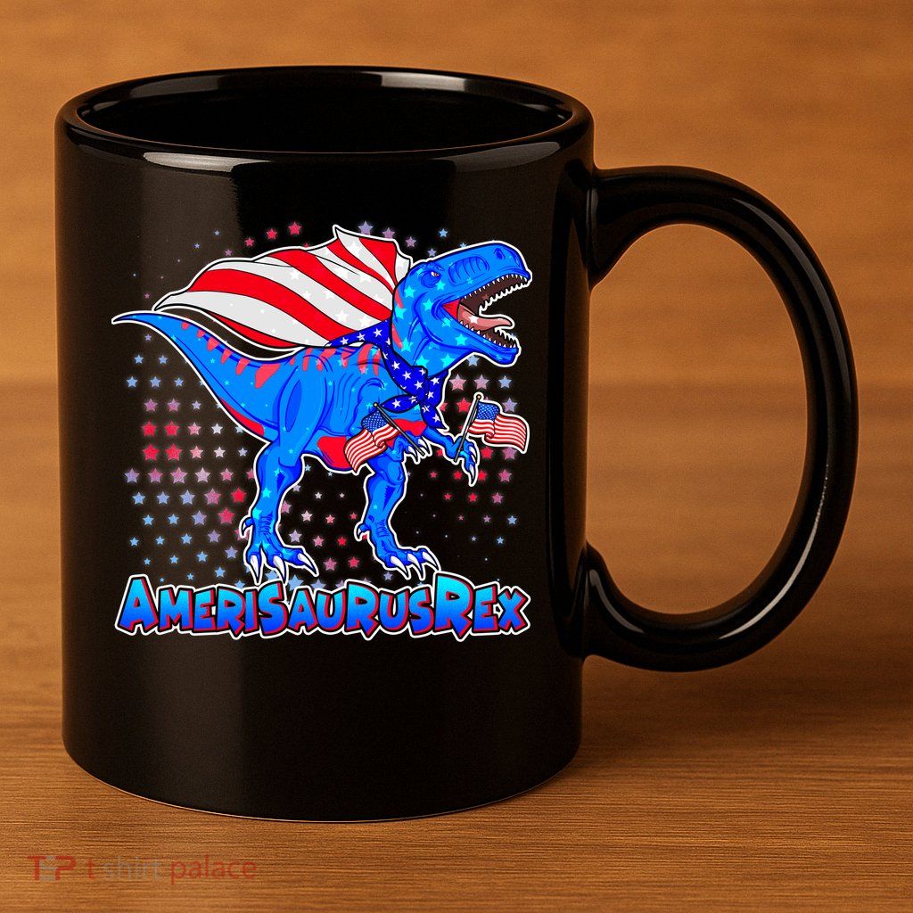 Amerisaurus Rex 11oz C Handle Ceramic Mug