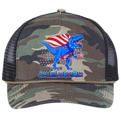 Amerisaurus Rex Retro Rope Trucker Hat Cap