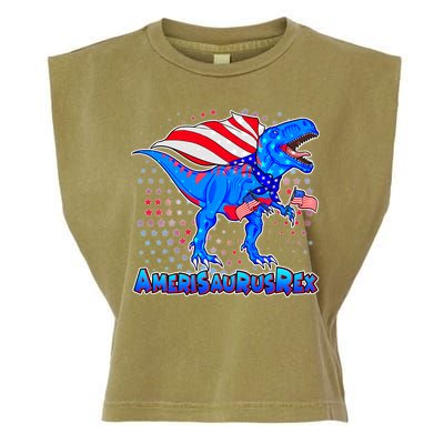 Amerisaurus Rex Garment-Dyed Women's Muscle Tee