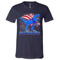 Amerisaurus Rex V-Neck T-Shirt