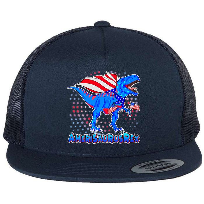 Amerisaurus Rex Flat Bill Trucker Hat