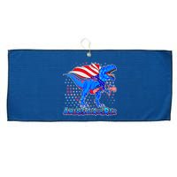 Amerisaurus Rex Large Microfiber Waffle Golf Towel