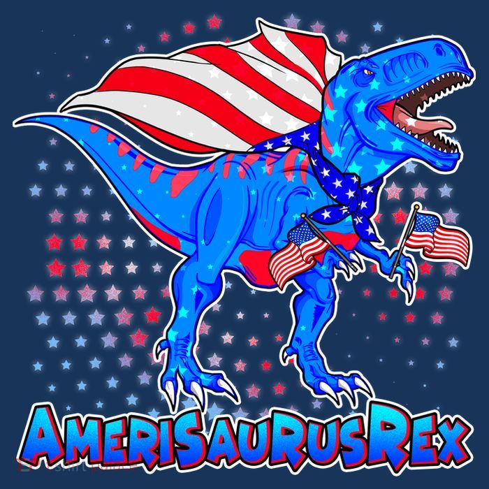 Amerisaurus Rex Short Acrylic Beanie