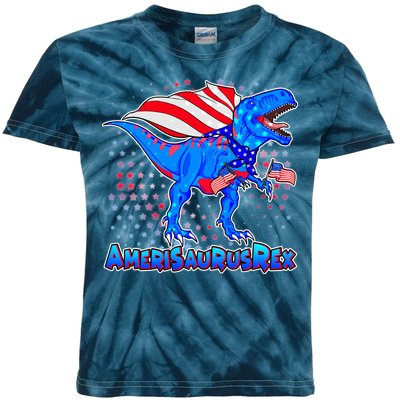 Amerisaurus Rex Kids Tie-Dye T-Shirt