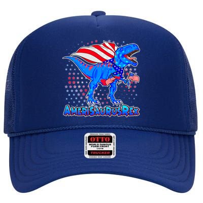 Amerisaurus Rex High Crown Mesh Back Trucker Hat