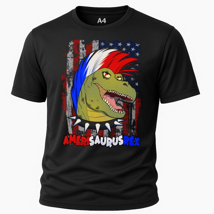 Amerisaurusrex Cooling Performance Crew T-Shirt
