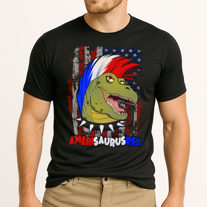 Amerisaurusrex Cooling Performance Crew T-Shirt