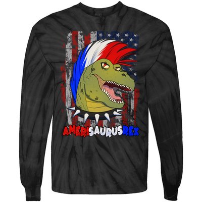 Amerisaurusrex Tie-Dye Long Sleeve Shirt