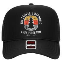 American Marauder Free Pineland Camping Badge High Crown Mesh Back Trucker Hat