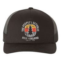 American Marauder Free Pineland Camping Badge Yupoong Adult 5-Panel Trucker Hat