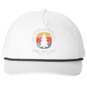 American Marauder Free Pineland Camping Badge Snapback Five-Panel Rope Hat