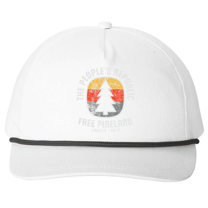 American Marauder Free Pineland Camping Badge Snapback Five-Panel Rope Hat