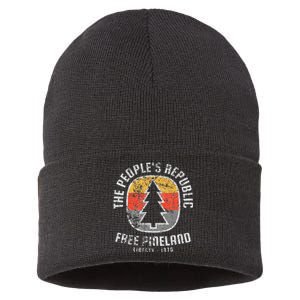 American Marauder Free Pineland Camping Badge Sustainable Knit Beanie