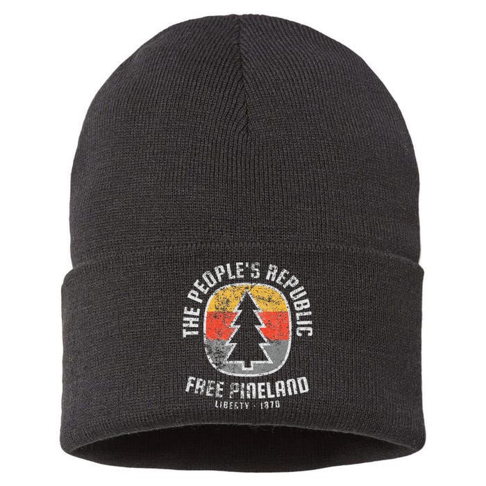 American Marauder Free Pineland Camping Badge Sustainable Knit Beanie