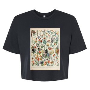 Adolphe Millot Fleurs A Bella+Canvas Jersey Crop Tee