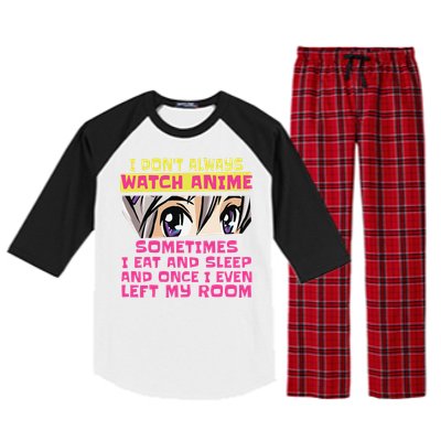 Anime Merch For Teen Girls  Boys Kawaii Anime Lover  Raglan Sleeve Pajama Set