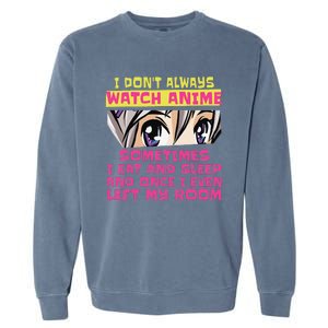 Anime Merch For Teen Girls  Boys Kawaii Anime Lover  Garment-Dyed Sweatshirt