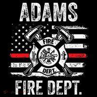 Adams Massachusetts Fire Department Thin Red Line Fireman Premium T-Shirt