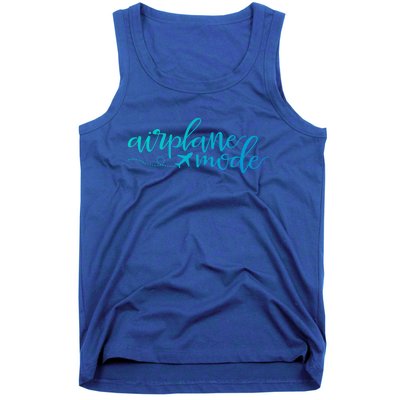 Airplane Mode Funny Vacation Travel Adventure Matching Gift Tank Top