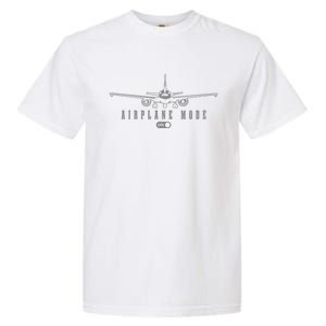 Airplane Mode Funny Pilot Aviation Great Gift Garment-Dyed Heavyweight T-Shirt