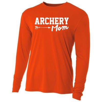 Archery Mom Funny Bow Hunting Archery Mothers Day Funny Gift Cooling Performance Long Sleeve Crew