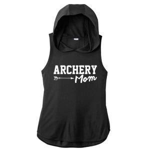 Archery Mom Funny Bow Hunting Archery Mothers Day Funny Gift Ladies PosiCharge Tri-Blend Wicking Draft Hoodie Tank