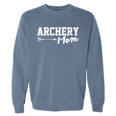 Archery Mom Funny Bow Hunting Archery Mothers Day Funny Gift Garment-Dyed Sweatshirt