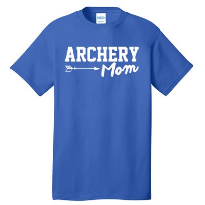 Archery Mom Funny Bow Hunting Archery Mothers Day Funny Gift Tall T-Shirt