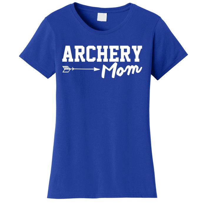 Archery Mom Funny Bow Hunting Archery Mothers Day Funny Gift Women's T-Shirt