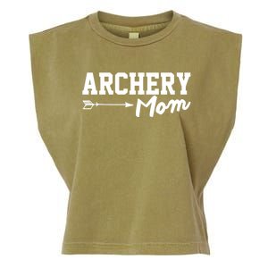 Archery Mom Funny Bow Hunting Archery Mothers Day Funny Gift Garment-Dyed Women's Muscle Tee