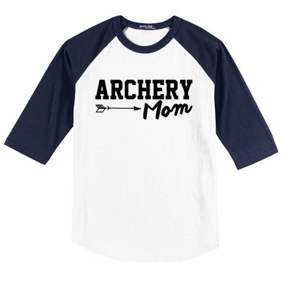 Archery Mom Funny Bow Hunting Archery Mothers Day Funny Gift Baseball Sleeve Shirt