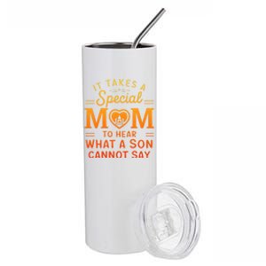 Autism Mom Funny Gift Stainless Steel Tumbler