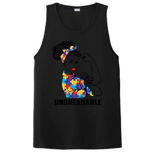 Autism Mom Funny Gift Autism Mama Awareness Gift Autistic Parents Great Gift PosiCharge Competitor Tank